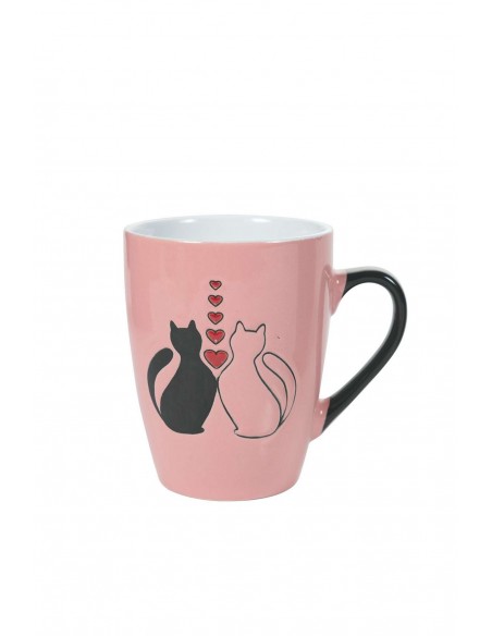 MUG LOVING CATS 325ML 4 COLORI ASSORTITI
