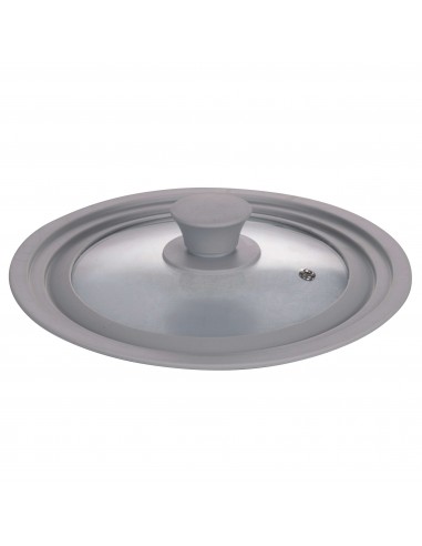 COPERCHIO VETRO E SILICONE 18/20/22CM COPERCHIO VETRO E SILICONE 18/20/22CM