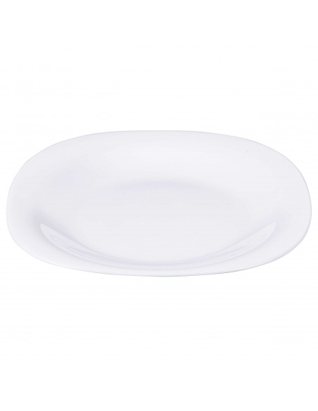 PIATTO FRUTTA OPALE BIANCO QUADR D20 CM