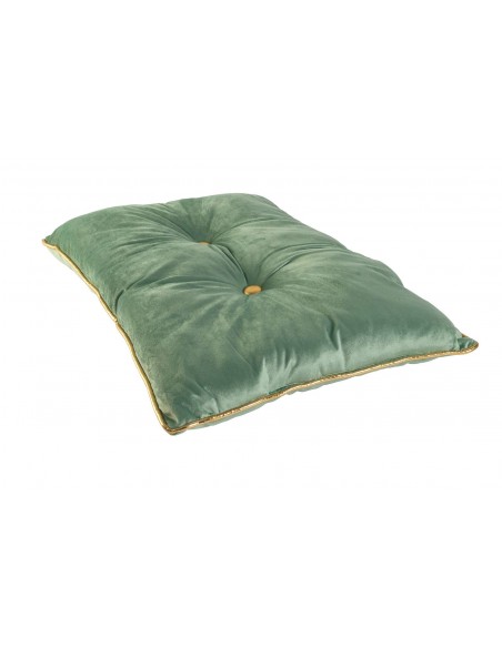 CUSCINO VELLUTO 42X63CM 500GR SALVIA C BORDO ORO