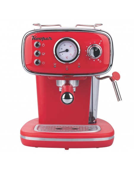 MACCHINA CAFFE ESPRESSO ROSSA 1100W