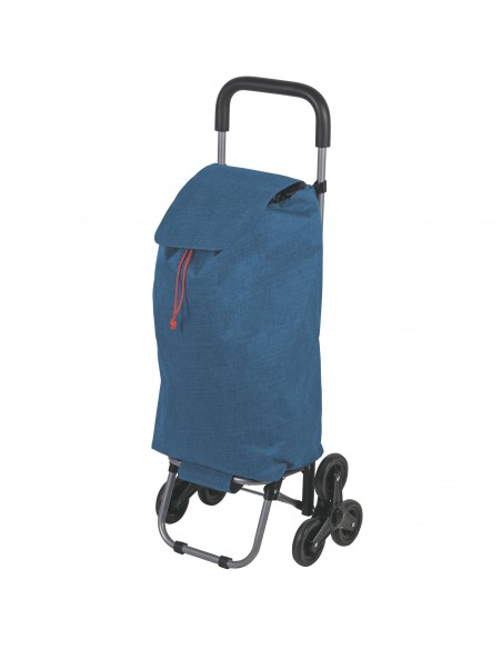 CARRELLO SPESA JEANS 6 RUOTE 4 COLORI ASSORTITI