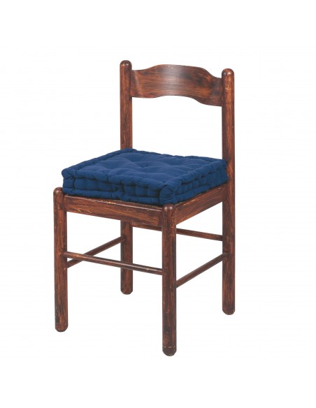 CUSCINO MATERASSO 40X40X8CM BLU NAVY