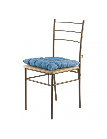 CUSCINO SEDIA 40X40CM PASTELLO BLU