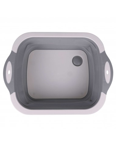 TAGLIERE E VASCHETTA PIEGHEVOLE BIANCO TAGLIERE E VASCHETTA PIEGHEVOLE BIANCO