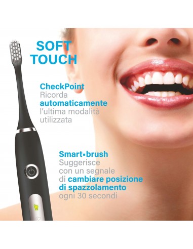 SPAZZOLINO ELETTRICO NERO 4 MODALITA... SPAZZOLINO ELETTRICO NERO 4 MODALITA...