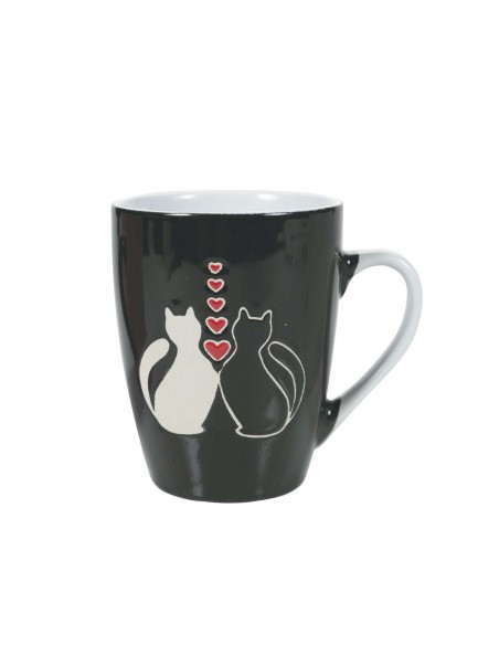 MUG LOVING CATS 325ML 4 COLORI ASSORTITI