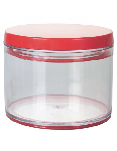 BARATTOLO IN PLASTICA 0,8LT 2 COLORI... BARATTOLO IN PLASTICA 0,8LT 2 COLORI...