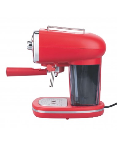 MACCHINA CAFFE ESPRESSO ROSSA 1100W MACCHINA CAFFE ESPRESSO ROSSA 1100W