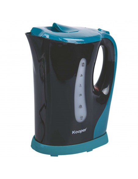 BOLLITORE ELETTRICO IN PLASTICA NERO 3 COLORI ASSORTITI 2L 1300