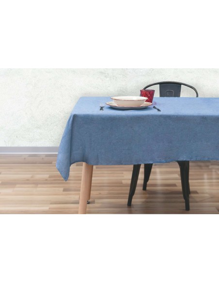 TOVAGLIA ANTIMACCHIA PASTELLO BLU 140X180CM