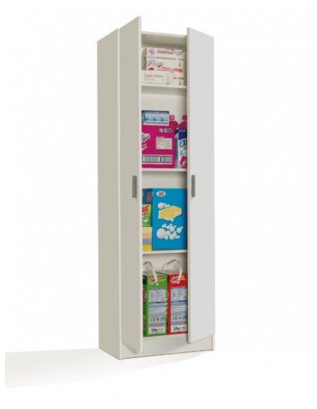 ARMADIO MULTIFUNZIONE TUTTOPIANI 2 ANTE BIANCO