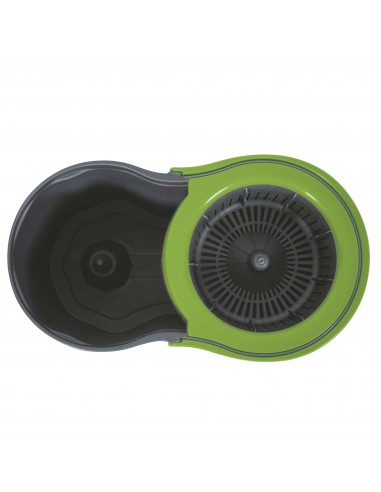 SUPER MOP ROTANTE GRIGIO BORDO VERDE SUPER MOP ROTANTE GRIGIO BORDO VERDE