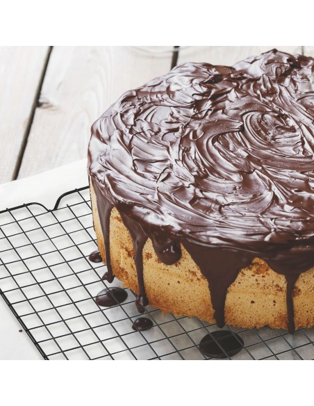 Griglia Portatile Acobonline - Griglia Da Pasticceria Per Raffreddare I Dolci, 3 Livelli, In Alluminio, Colore Nero, Antiaderente, Per Uso Individuale O Impilabile Per Risparmiare Spazio In Cucina : : Casa E
