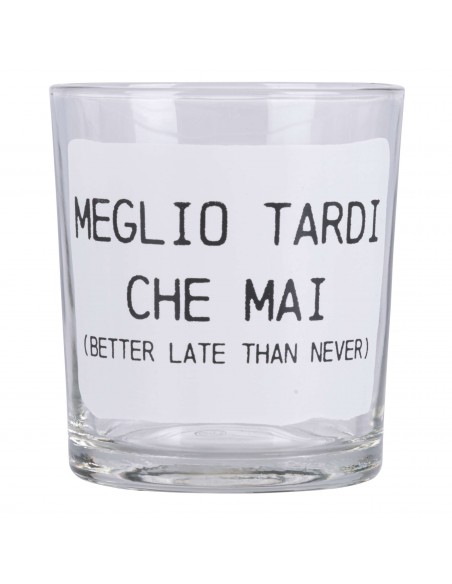 MOODS SET 6 BICCHIERI VETRO 270ML BIANCO