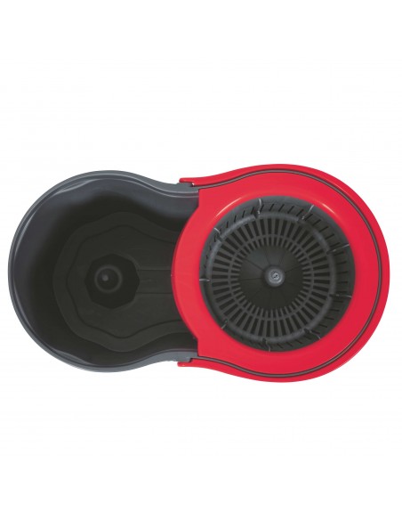 SUPER MOP ROTANTE GRIGIO BORDO ROSSO