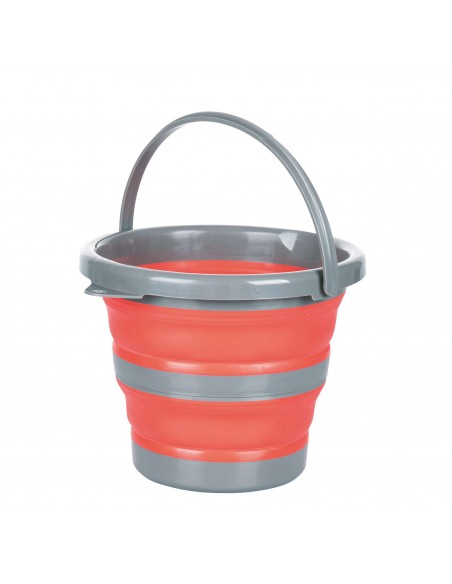 SECCHIO PIEGHEVOLE 5LT 25X20,5CM, 2 COLORI ASSORTITI