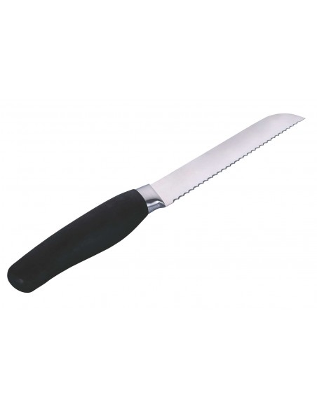 COLTELLO PANE LAMA 20.5CM ACCIAO INOX MANICO NERO