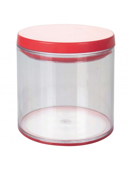 BARATTOLO IN PLASTICA 0,5LT 2 COLORI ASSORTITI