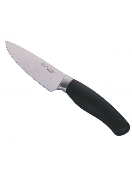 COLTELLO CUCINA LAMA 15CM ACCIAO INOX MANICO NERO