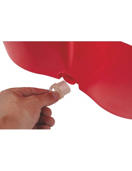 SUPER MOP ROSSO 120CM CESTELLO IN ACCIAIO CON RUOTE