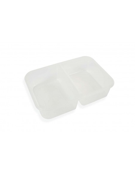 CONTENITORE ERMETICO 2 SCOMPARTI RETT.2 LT VERDE