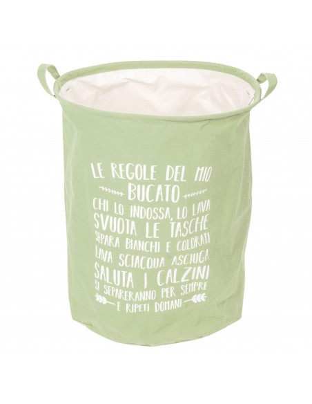 CESTA P/BIANCHERIA 40X50CM REGOLE 6 COLORI ASSORTITI