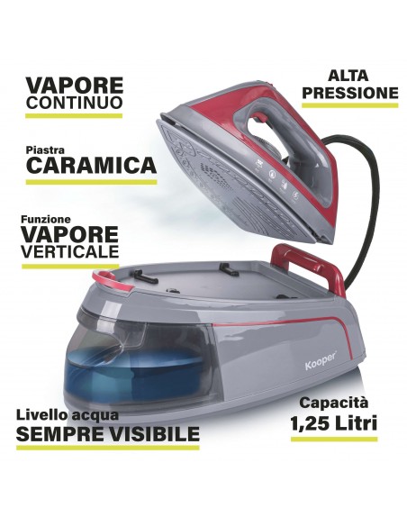 BORDEAUX FERRO DA STIRO CON CALDAIA RICARICA CONTI