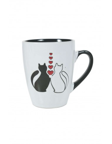 MUG LOVING CATS 325ML 4 COLORI ASSORTITI MUG LOVING CATS 325ML 4 COLORI ASSORTITI