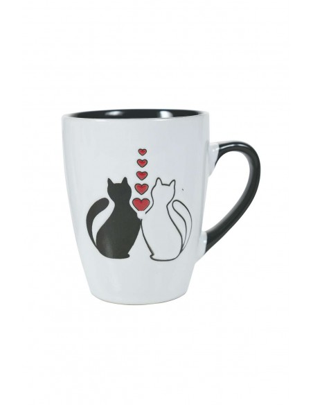 MUG LOVING CATS 325ML 4 COLORI ASSORTITI