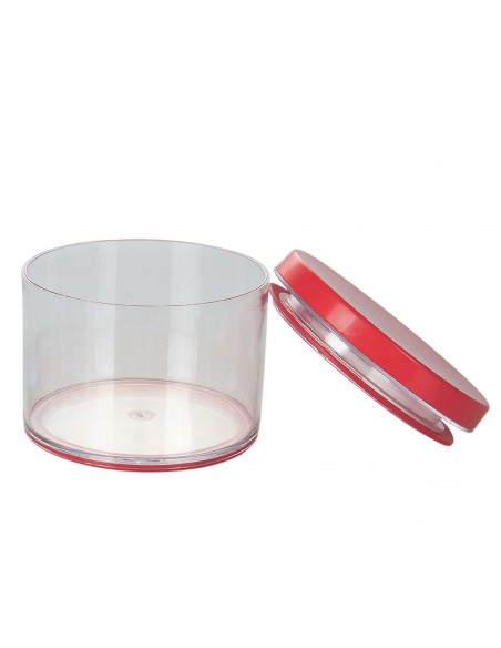 BARATTOLO IN PLASTICA 0,8LT 2 COLORI ASSORTITI