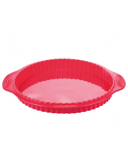 STAMPO CROSTATA SILICONE 30,5X27X3,5 CM 3 COLORI ASSORTITI