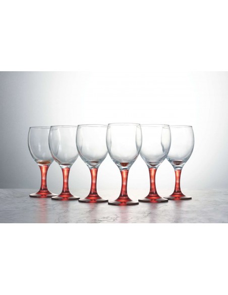 VALENCIA RED SET 6 CALICI 300ML ROSSO