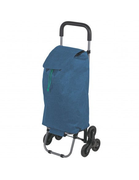 CARRELLO SPESA JEANS 6 RUOTE 4 COLORI ASSORTITI