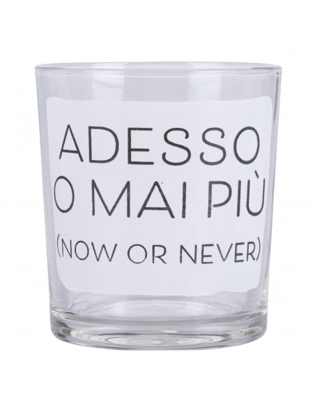 MOODS SET 6 BICCHIERI VETRO 270ML BIANCO