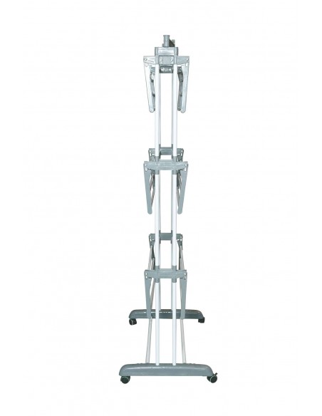 STENDINO TORRE METALLO/PLASTICA GRIGIO