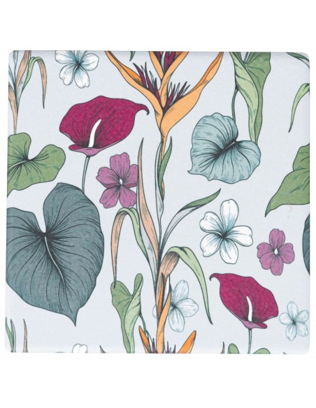 BOTANICO MATTONELLA DECORATIVA 20X20CM 4 COLORI ASSORTITI