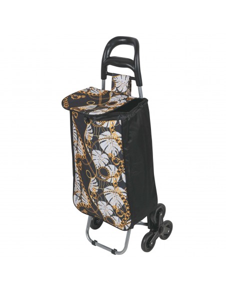 CARRELLO SPESA CATENE 6 RUOTE 4 COLORI ASSORTITI