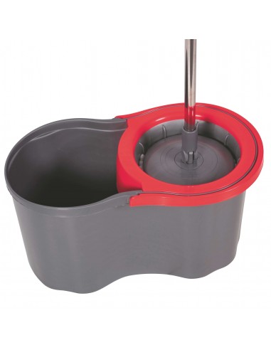 SUPER MOP ROTANTE GRIGIO BORDO ROSSO SUPER MOP ROTANTE GRIGIO BORDO ROSSO