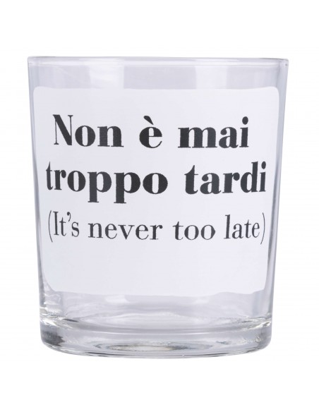 MOODS SET 3 BICCHIERI VETRO 270ML BIANCO SERIE 1