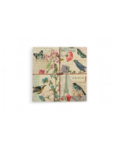 BIRDS MATTONELLA 20X20CM  4 COLORI... BIRDS MATTONELLA 20X20CM  4 COLORI...
