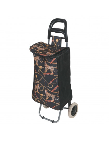 CARRELLO SPESA CATENE 2 RUOTE 4 COLORI ASSORTITI