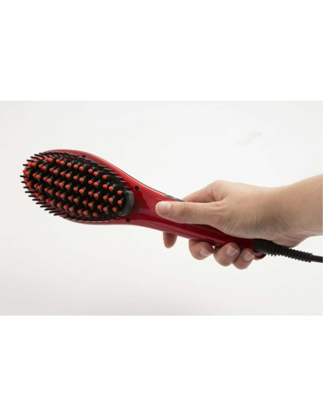 SPAZZOLA ELETTRICA CON IONIZZATORE 50W ROSSA