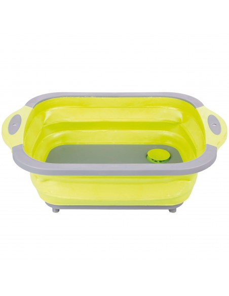 TAGLIERE E VASCHETTA PIEGHEVOLE 2 COLORI ASSORTITI