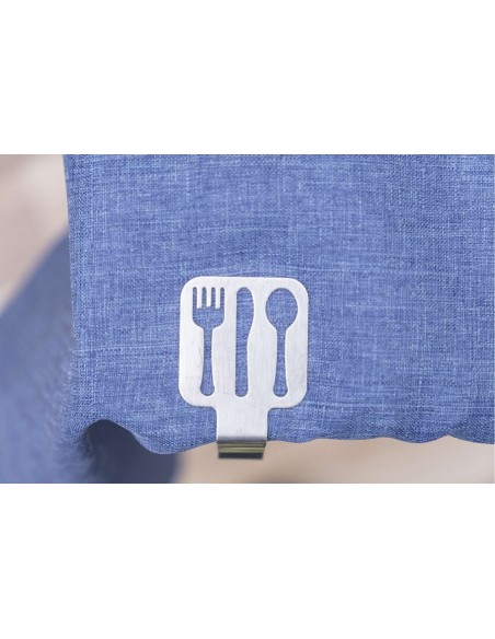 SET 4 FERMATOVAGLIA IN ACCIAIO