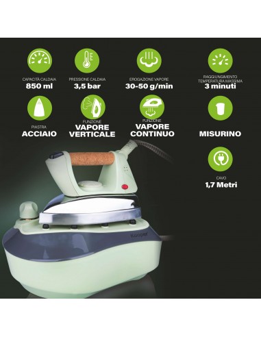 FERRO DA STIRO A VAPORE CON CALDAIA... FERRO DA STIRO A VAPORE CON CALDAIA...