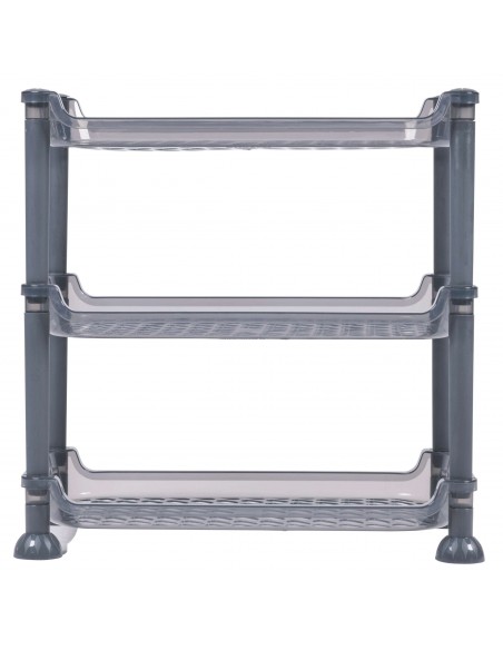 MINI SCAFFALE 3 RIPIANI RETTANGOLARE 2 COLORI ASSORTITI