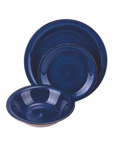 CANCUN SET TAVOLA 18 PZ 6 COLORI ASSORTITI