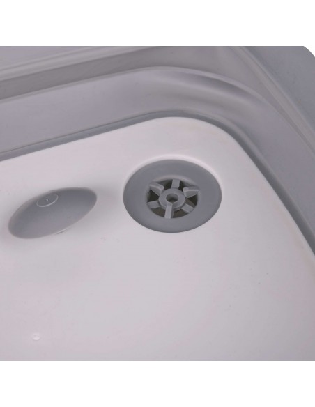 TAGLIERE E VASCHETTA PIEGHEVOLE BIANCO