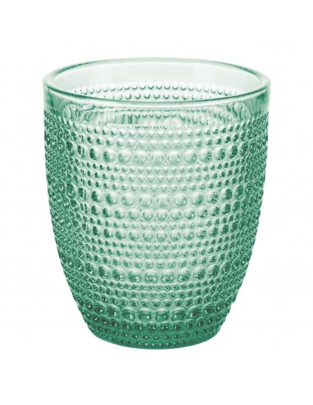 ROMA 6 BICCHIERI 325ML PASTA VETRO 6 COLORI ASSORTITI